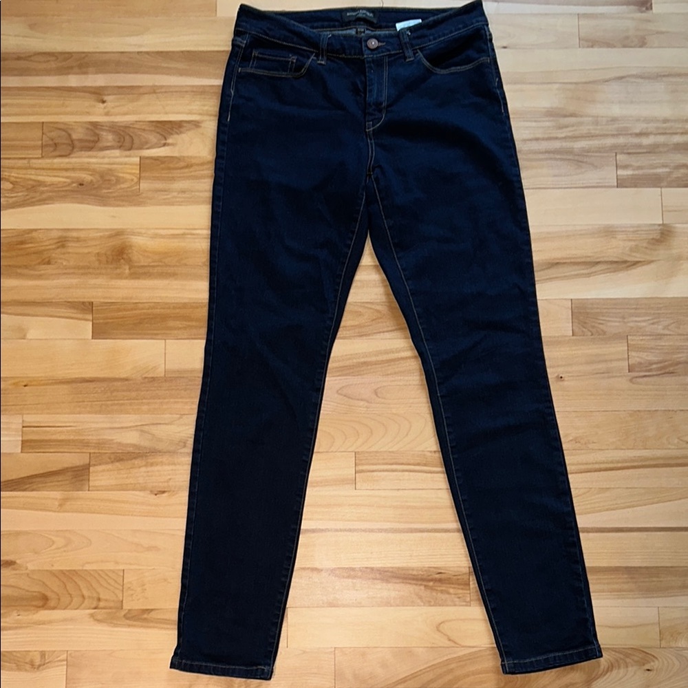 Banana Republic Factory Dark Blue Skinny Jeans Skinny Fit